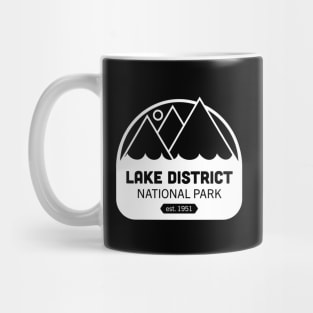 Lake District National Park Logo Badge Design Mug